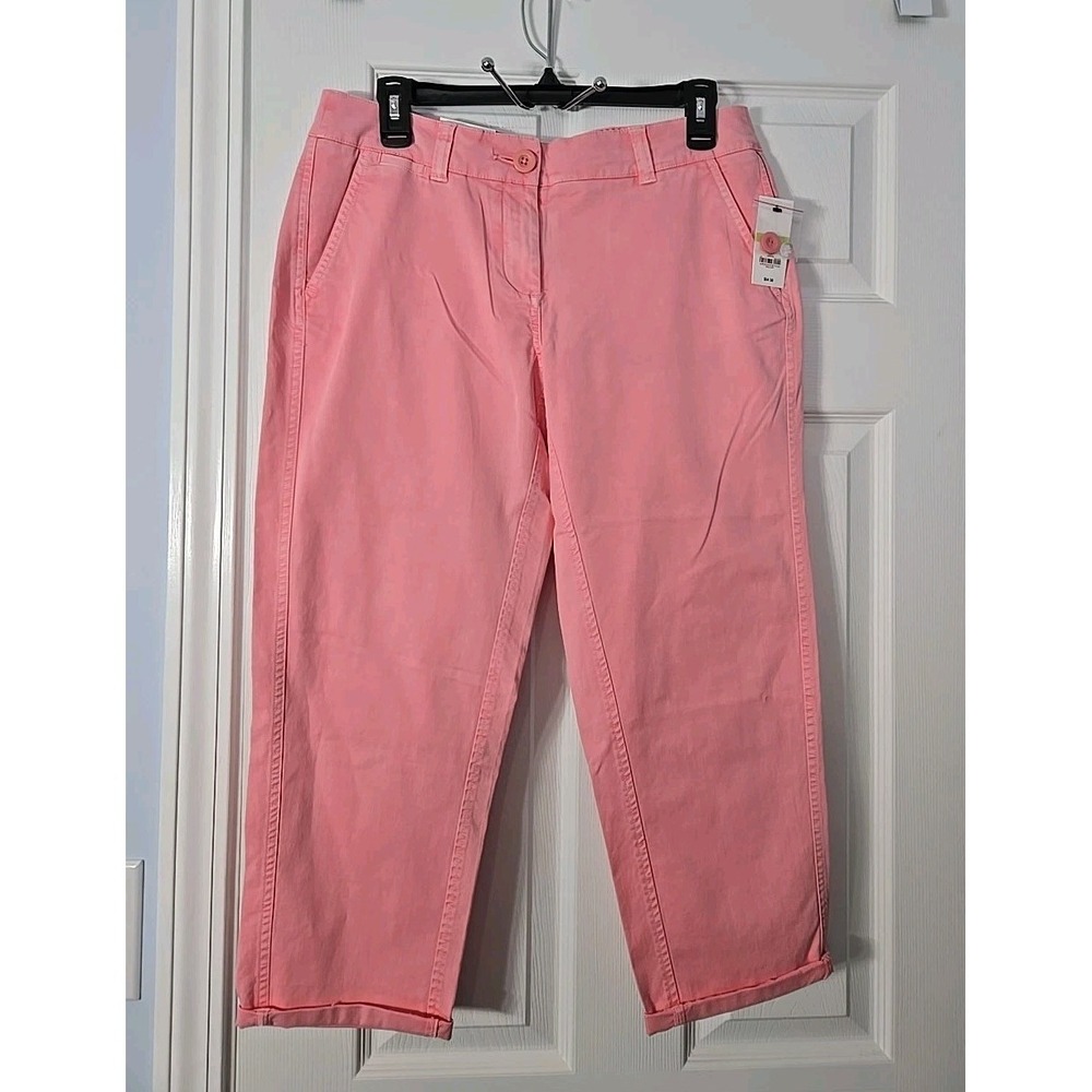 Crown and Ivy Capri Pants  Size‎ 4R Coral New